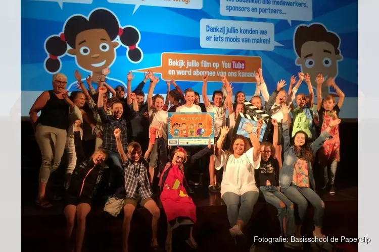 Groep 8 van Basisschool de Paperclip wint finaleplek bij Première UNICEF Kinderrechten Filmfestival in Pathé Rembrandt