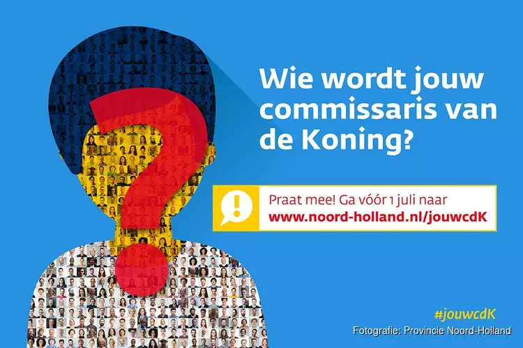 Noord-Hollanders praten mee over hun nieuwe commissaris van de Koning