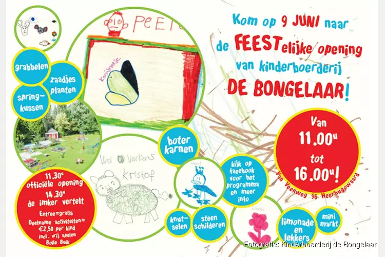 Op zaterdag 9 juni is de officiële opening van de verbouwde Bongelaar