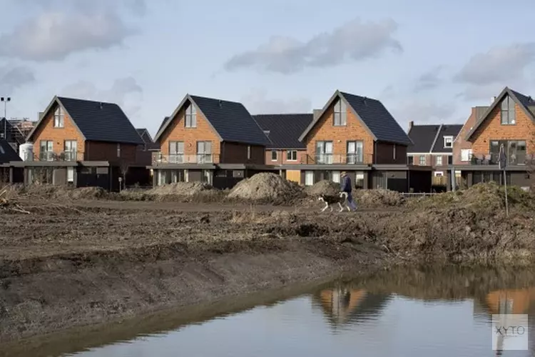 Minder woningen gebouwd dan gepland in Noord-Holland
