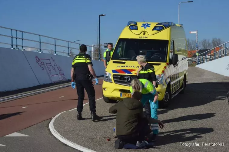 Fietser gewond bij valpartij fietstunnel Broekerweg