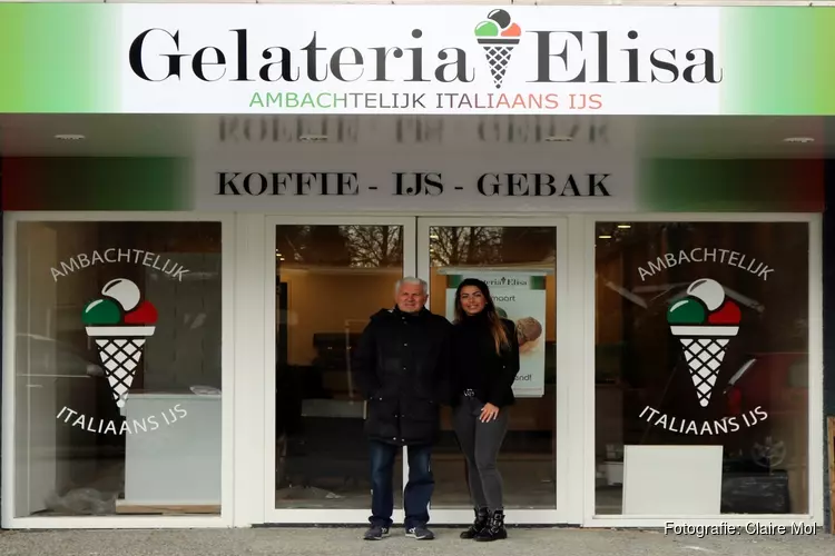 Gelateria Elisa opent vrijdag haar deuren aan de Middenweg