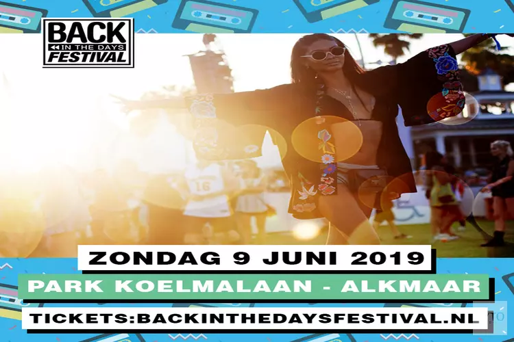 Back In The Days Festival op zondag 9 juni