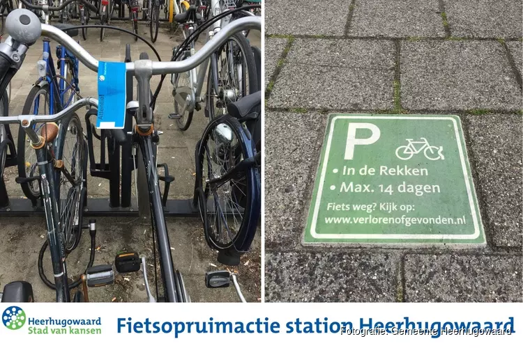Komende vrijdag fietsenopruimactie bij station Heerhugowaard