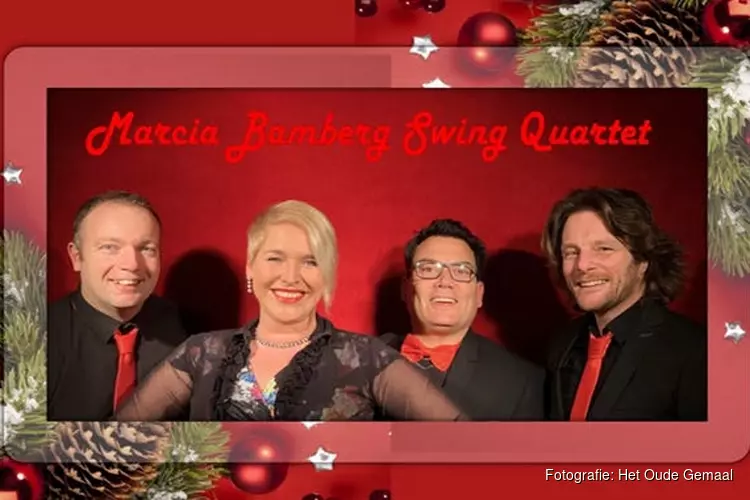 Marcia Bamberg Swing Quartet brengt gypsy en jazz in kerstsfeer in Het Oude Gemaal