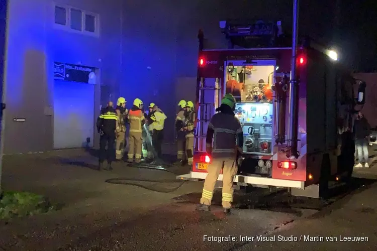 Brand bij bedrijf Beverkoog