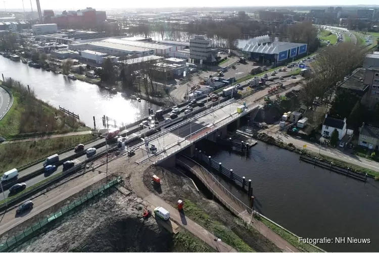 Na periode van werkzaamheden is de Leeghwaterbrug weer open voor verkeer
