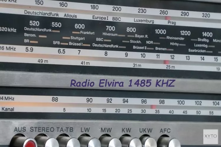 Speciaal Paasprogramma buurtradio Elvira 1485 KHZ, 202 meter in de middengolf