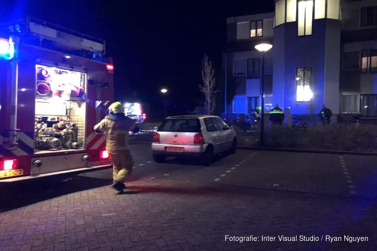Brandstichting bij flatwoning aan Schelde