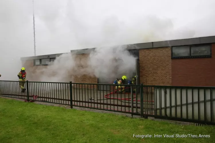 Brand bij sportvereniging Victoria O.