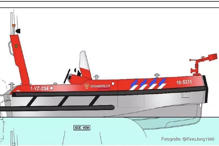 Nieuwe brandweerboot voor Veiligheidsregio NHN, standplaats Zuid-Scharwoude