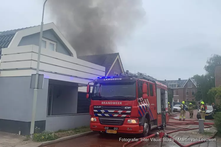 Brand in Noord-Scharwoude