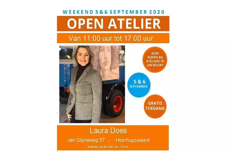 Deelname Laura Does aan Landelijk Atelierweekend op 5 en 6 september