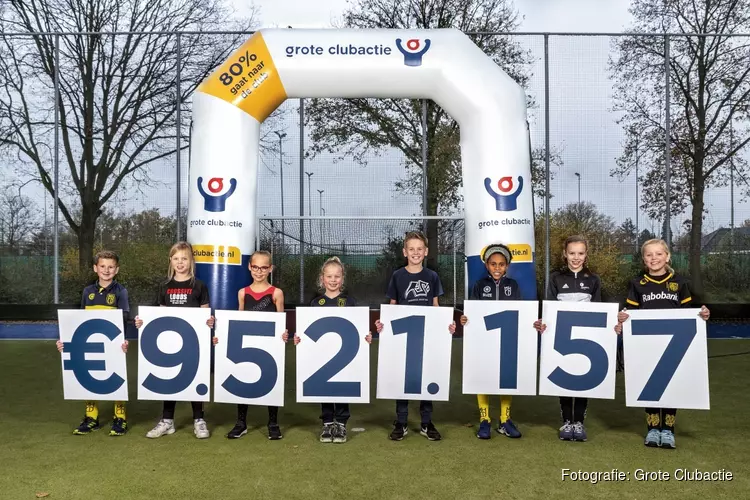 Clubs uit Heerhugowaard halen € 40935 op met Grote Clubactie 2020