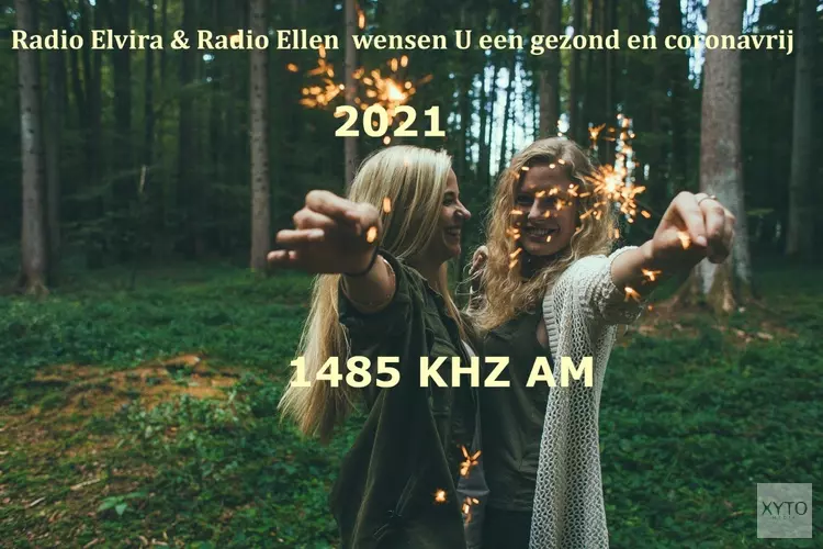 Radio Elvira op oudejaarsavond en komend weekend actief