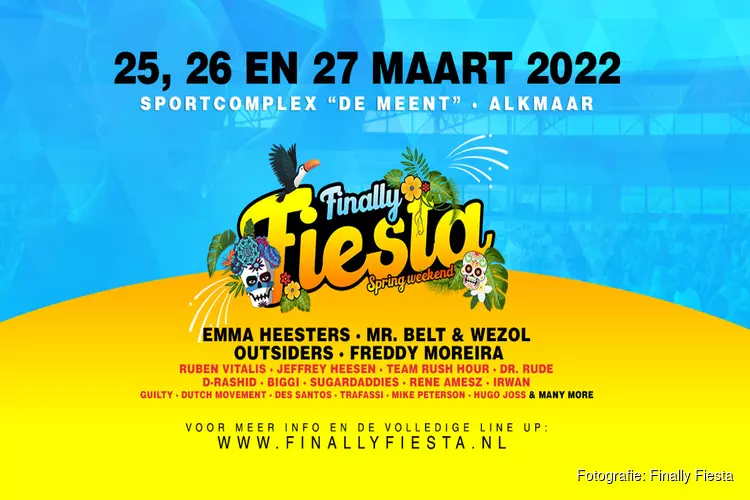 Finally Fiësta Spring weekend: Kaartverkoop start maandag