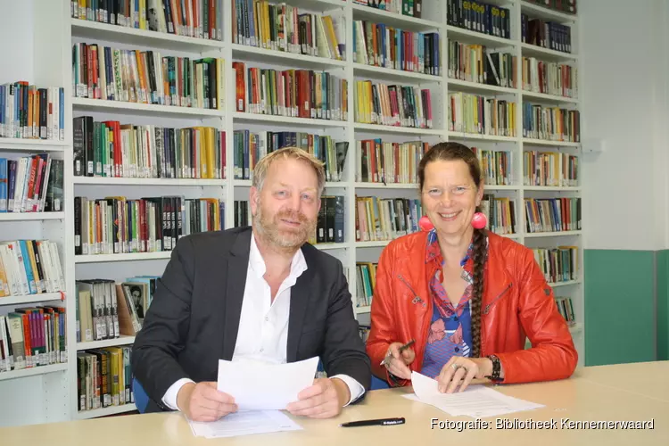 Bibliotheek Kennemerwaard en Huygens College gaan voor samenwerking