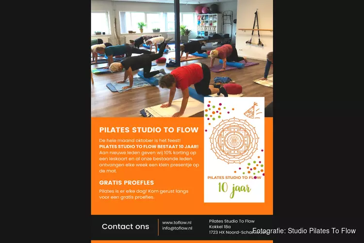 Tien jaar Studio Pilates To Flow!