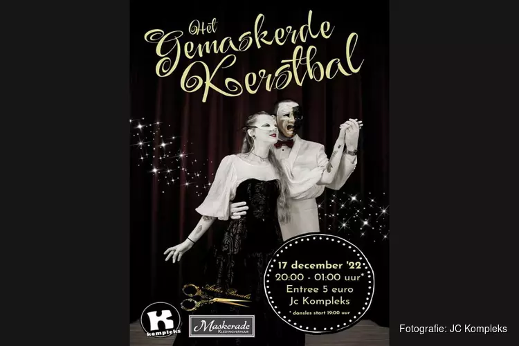 Gemaskerd kerstbal op 17 december in JC Kompleks