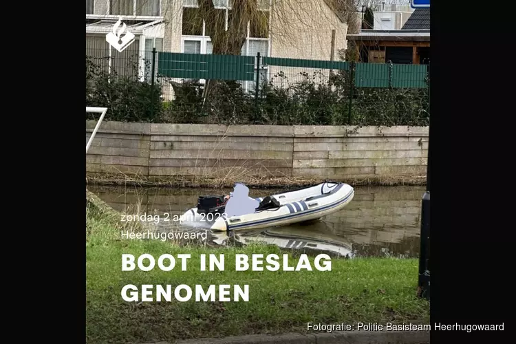 Boot in beslag genomen van Heerhugowaardse snelheidsmaniak