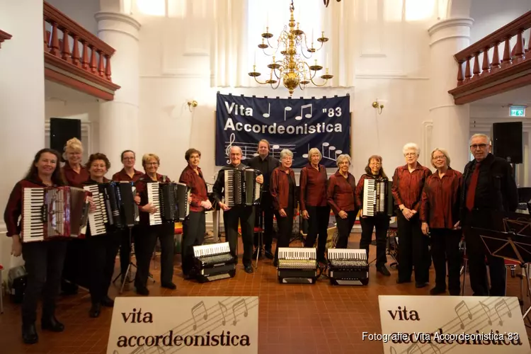 Vita Accordeonistica`83 organiseert jubileumconcert op 3 juni