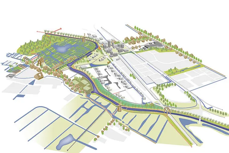 Masterplan openbare ruimte voor Kanaalpark Dijk en Waard