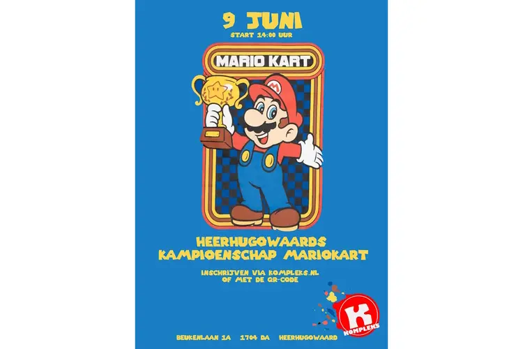 Komende zondag is het weer tijd voor het 2e Heerhugowaardse Kampioenschap MarioKart