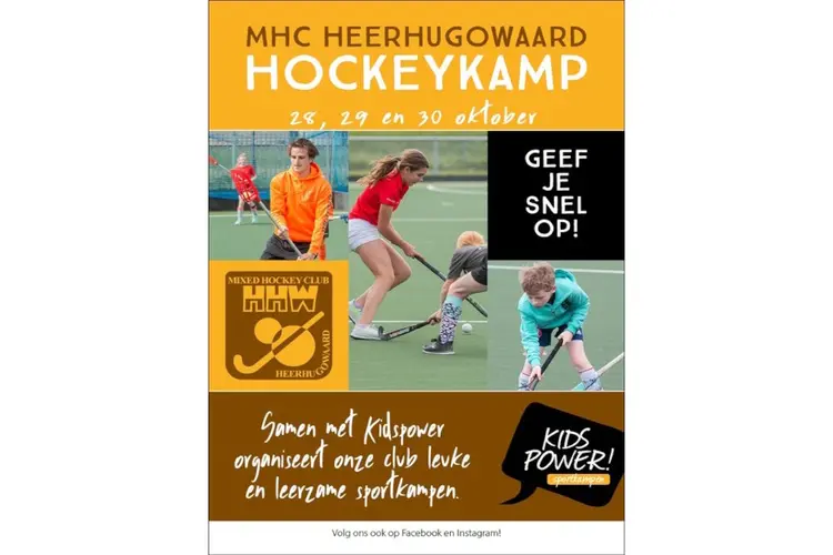 Kidspower in de herfstvakantie bij MHC Heerhugowaard