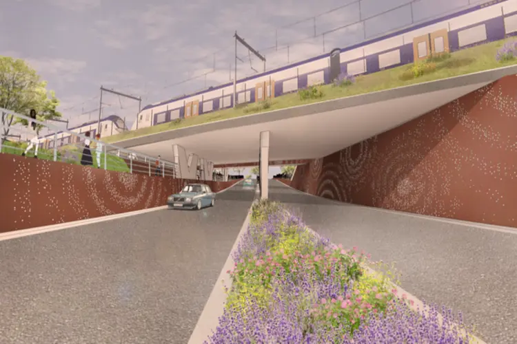 Spooronderdoorgang Zuidtangent – het ontwerp van de tunnel