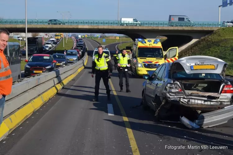 Ongeval op N242 bij viaduct Ranzijn